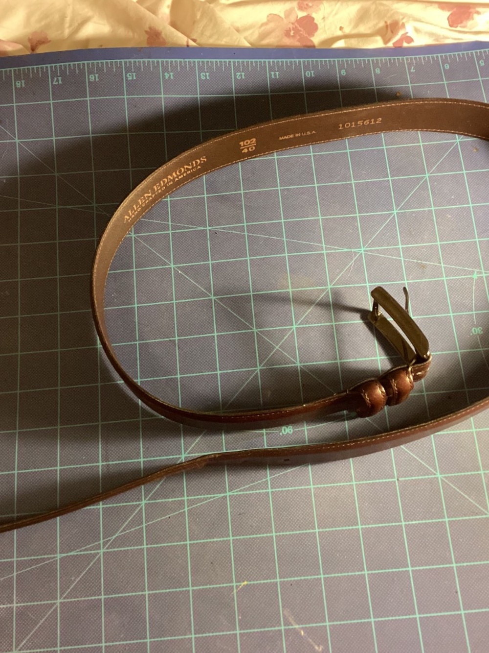Allen Edmonds Men’s 40” Belt
